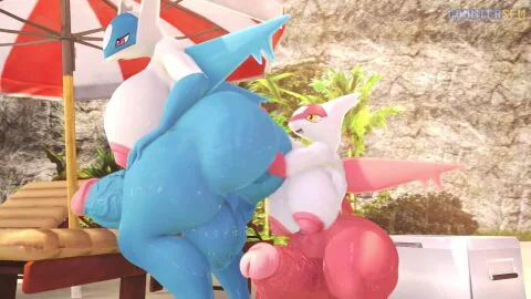 Latias and Latios — 2Futas, Anal and Anal Fisting