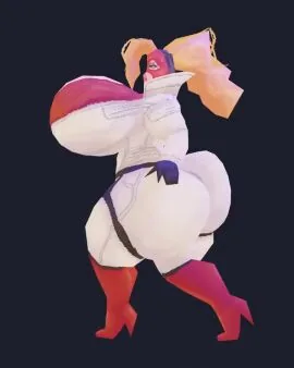1Futa, Areolae and Ass Futanari Scene