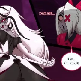 Vaggie (Hazbin Hotel) — 1Futa, 1Girls and Anal
