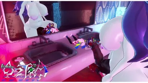 Vrchat Futanari Scene: Anime, Aztra and Big Balls