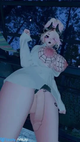 Vrchat Futanari Scene: 1Futa, Areola and Areolae