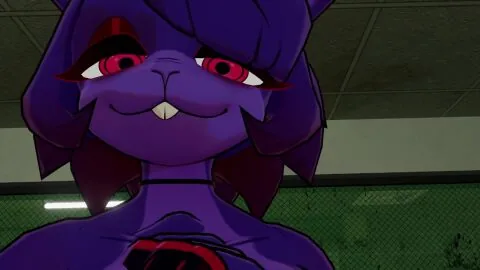 Vrchat Futanari Scene: Anthro, Big Breasts and Big Penis