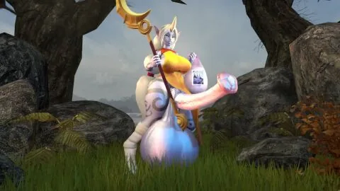 Soraka and Tristana (League Of Legends) — 1Futa, 1Girls and After Vore