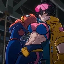 Jubilation Lee und Jubilee (Marvel) — KI-unterstützt, KI-generiert und Anal mit Z117