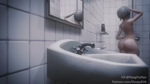 Yorha 2B et Yorha 9S (Nier: Automata) — 1Garçon, 1Futa et Anal