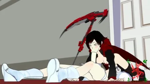 Ruby Rose and Weiss Schnee (Rooster Teeth) — Ass, Big Balls and Blush