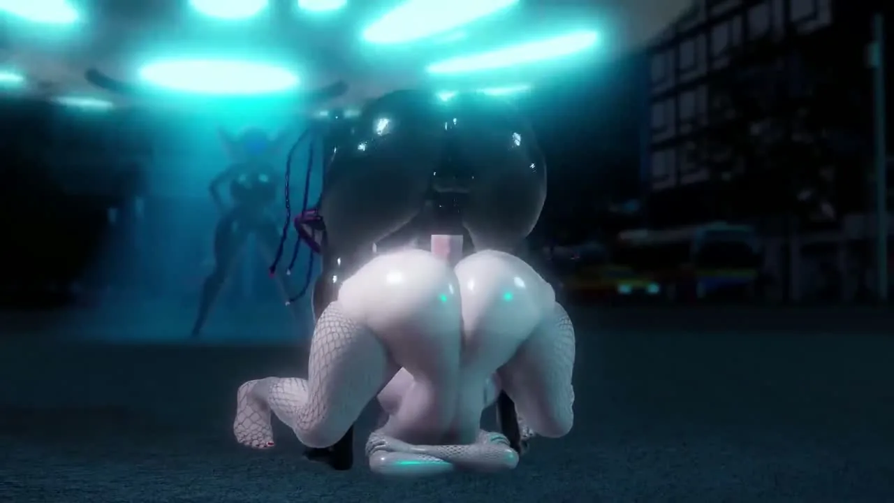 Futa Hybrid Robot Fucks