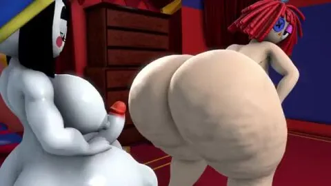 Doll and Jester — Ass Bigger Than Head, Ass Eating and Ass Size Difference