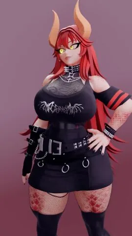 Zentreya (Virtual Youtuber) — Big Balls, Big Breasts and Big Penis