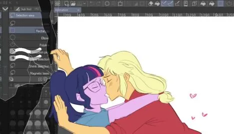 Applejack and Twilight Sparkle (Equestria Girls) — 1Dickgirl, 1Futa and 1Futa1Girl