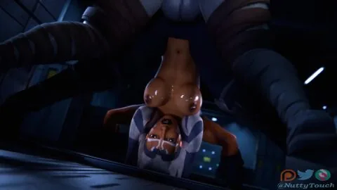 Ahsoka Tano and Asajj Ventress (Star Wars) — 1Futa, 1Girls and Alien
