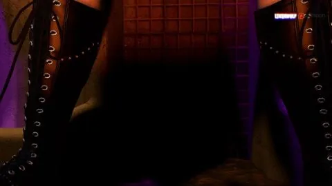 Big Ass, Big Breasts and Big Penis Futanari Scene