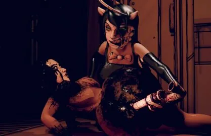 Alice Angel and Susie Campbell (Bendy And The Ink Machine) — Audrey Drew, Bendy And The Dark Revival and Big Ass