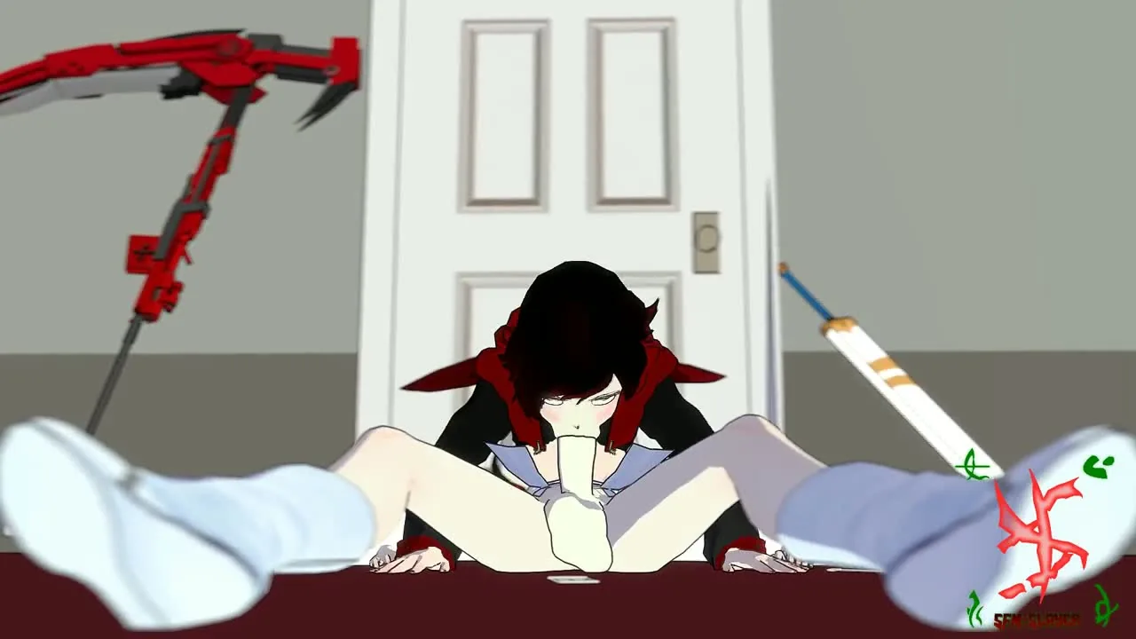 Ruby sucking off Weiss
