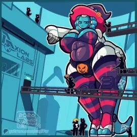 Halloween Futanari Scene: A1 (Nagifur), Alien and Anthro