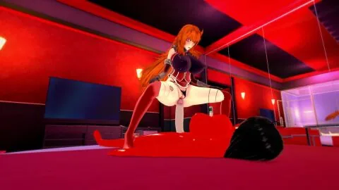 Taimanin (Series) Futanari Scene: Futa On Female, Futanari and Latex