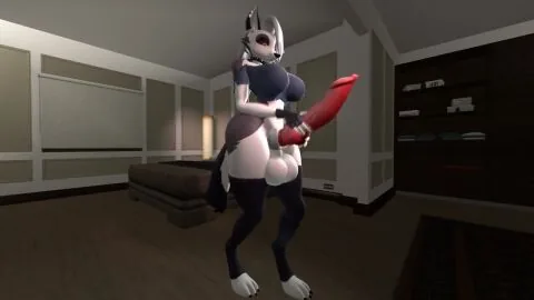 Helluva Boss Futanari Scene: 1Futa, Animal Genitalia and Animal Penis