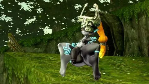 Forrest et Midna (twilight princess) — Pieds nus, grosse bite et gros Pieds