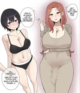 Bingdak, Black Bra and Black Hair Futanari Scene