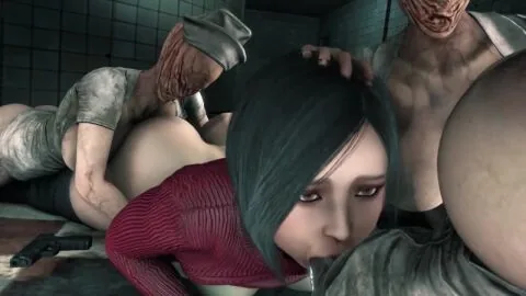 Ada Wong and Nurse (Resident Evil) — 1Futa, 1Girls and 3Girls