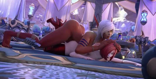 Blood Elf and Diezy (Blizzard Entertainment) — 1Futa, 1Girls and 2022