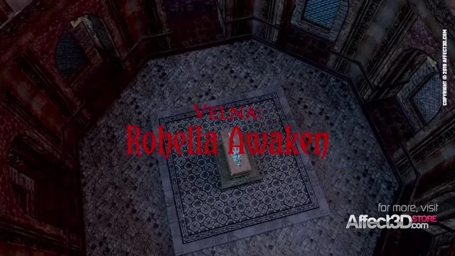 Big tits babe awakening the futanari demon in a 3d animation