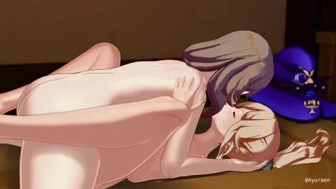 Ayuraen, Blonde Hair and Futa On Female Futanari Scene
