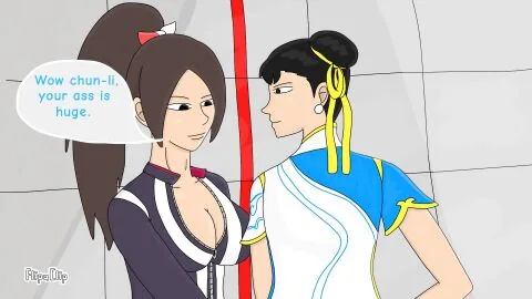 Chun-Li and Mai Shiranui (Capcom) — 1Futa, 1Girls and Artisgreat