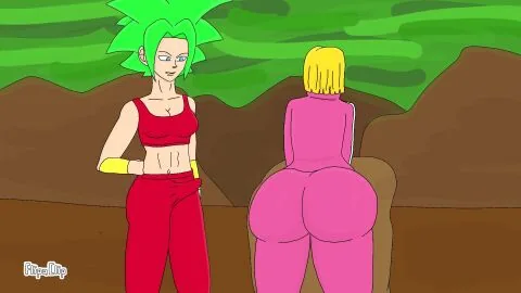 Android 18 and Kefla (Dragon Ball) — 1Futa, 1Girls and Artisgreat
