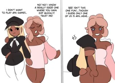 Roblox Futanari Scene: 1Futa, 1Girls and Blonde Hair