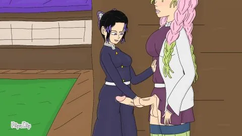 Demon Slayer Futanari Scene: 1Girls, Artisgreat and Big Penis