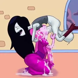 Marceline and Marceline Abadeer (Adventure Time) — 2Futas, Ass and Balls
