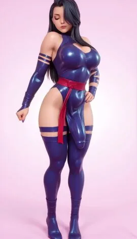 Psylocke (Dc Comics) — 1Girl, Ai Generated and Artist Name