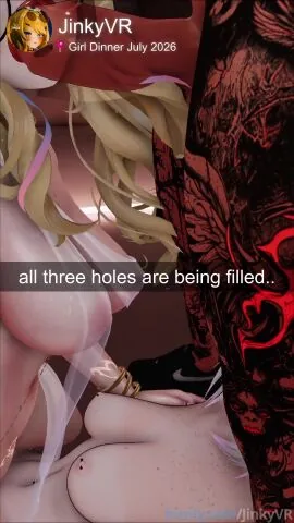 Vrchat Futanari Scene: 1Girls, 3Futas and Accessory