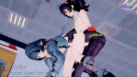 Zenless Zone Zero Futanari Scene: 1Futa, 1Girl1Futa and 1Girls
