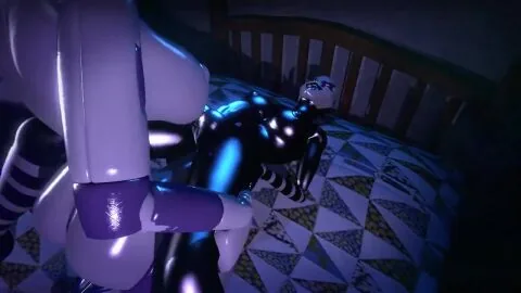 Ballora and Marionette — 2Futas, Balls and Bedroom
