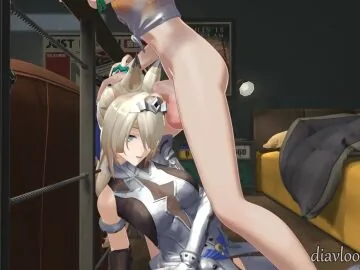 Zenless Zone Zero Futanari Scene: 1Futa, 1Girls and Artist Name