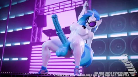 Vinyl Scratch (Friendship Is Magic) — Club, Dancing and Female