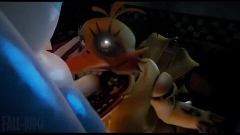 Chica and Toy Bonnie — 1 Minute Long, Anal Sex and Animatronic