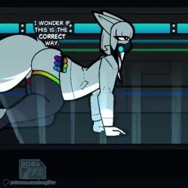 A1 (Nagifur), Alien and Anthro Futanari Scene