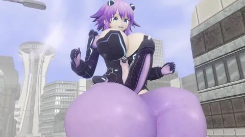 Neptune (Neptunia (Series)) — 1Female, 1Futa and Anal Vore