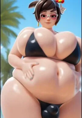 Mei (Overwatch) — 1Futa, Ai Generated and Bikini