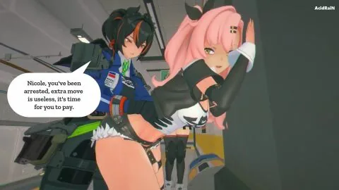 Zenless Zone Zero Futanari Scene: 1Girls, 3Futa and 3Futanari