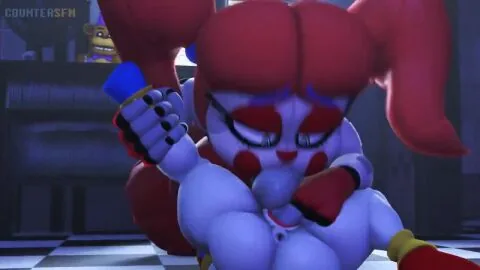 Baby and Circus Baby — 2Futas, Animatronic and Ass