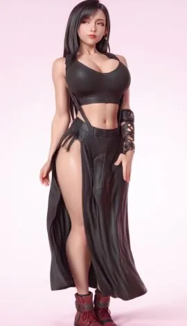 Tifa Lockhart — 1Girl, Abs and Ai Generated