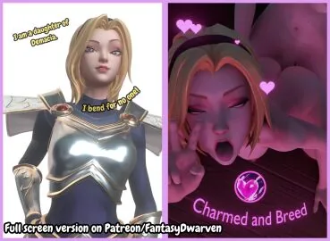 Ahri and Luxanna Crownguard (Charmed) — Ahe Gao, Armor and Ass