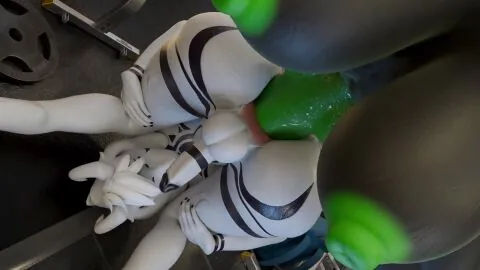 Asriel Dreemurr and Asriel Dreemurr (Undertale) — 1Boy, 1Futa and Anal