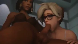 Futa Overwatch Pharah Face Fucking Mercy