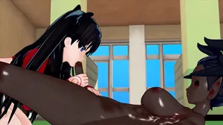 FUTA MONSTER X FATE RIN TOHSAKA 3D HENTAI