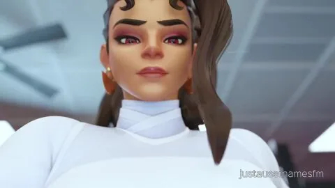 Tracer (Overwatch) — 2Futas, Abs and Areolae